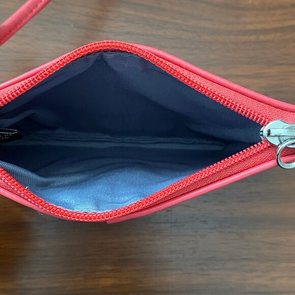 Coach F42389 Papaya Small Leather Wristlet - Picture 2 of 7